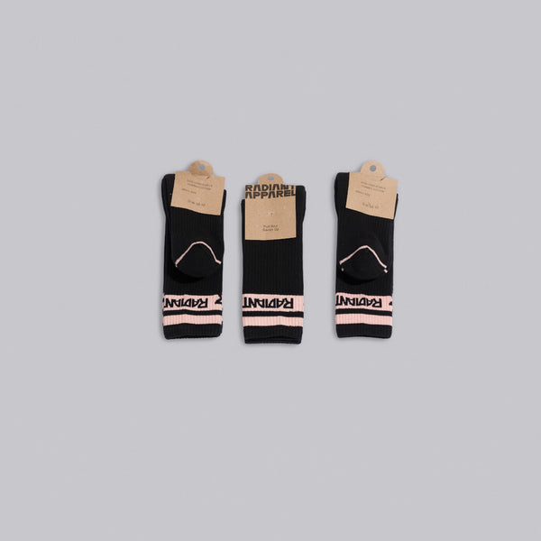 Black & Pink Sock