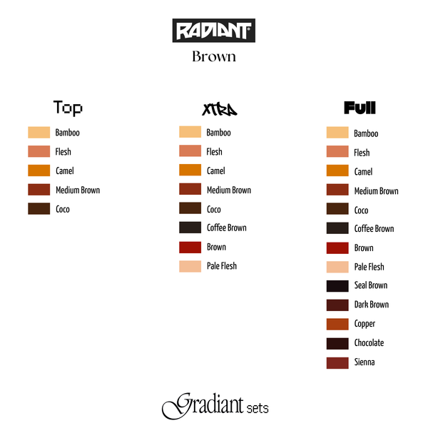 Brown - Gradiant Set 1oz