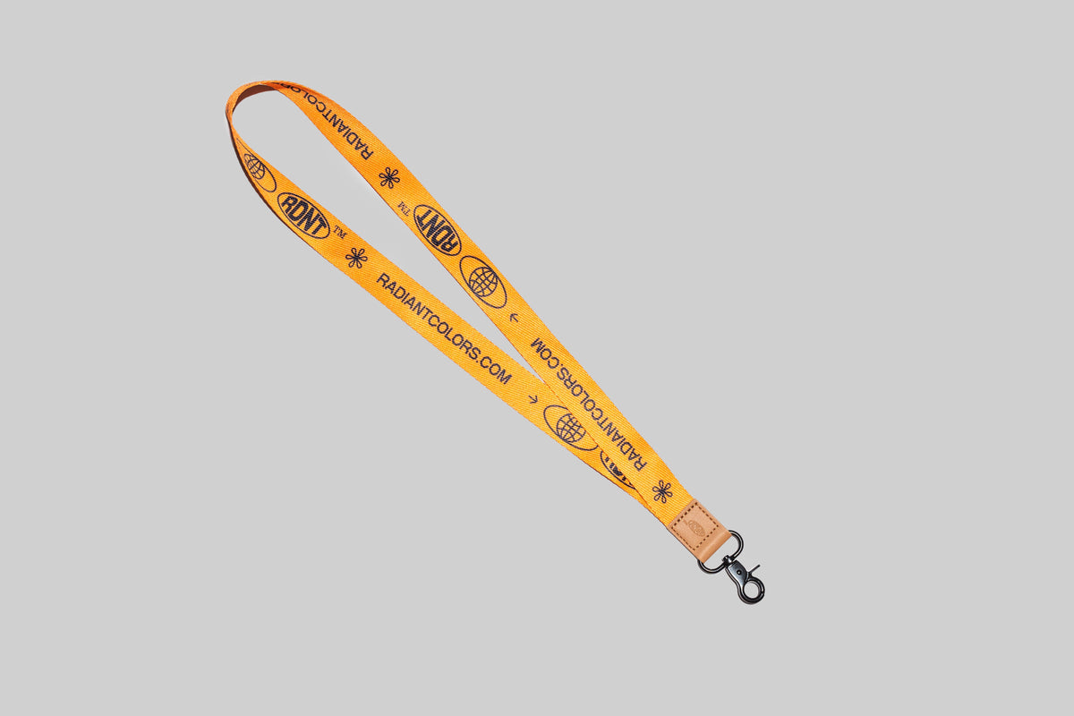 BRIGHT ORANGE LANYARD – Radiant Colors